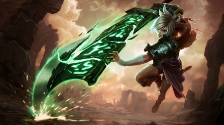 Wild Rift News Br on X: Nova skin da Riven no Wild Rift.   / X